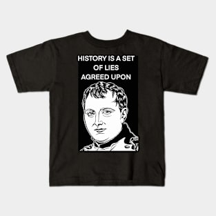 NAPOLEON quote .3 - ink portrait Kids T-Shirt